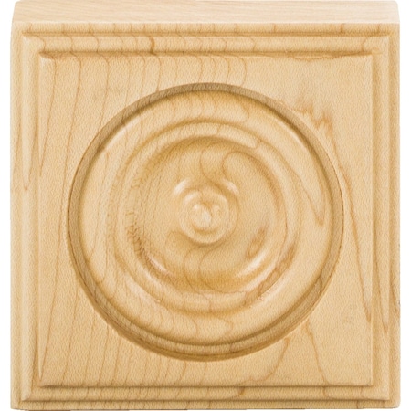 3 Wx7/8Dx3H Alder Traditional Rosette